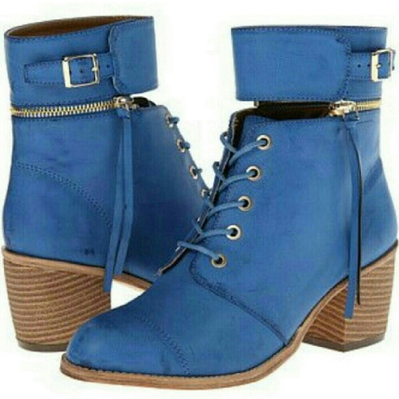 Urban Outfitters Shoes - Urban Outfitters 10, Cobalt Blue Booties